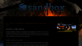 What Sandboxgamemaker.com website looks like in 2024 