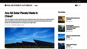 What Solarenergysandiego.com website looks like in 2024 