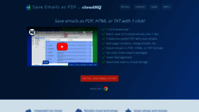What Save-emails-as-pdf.com website looks like in 2024 
