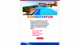 What Sunwaterfun.com website looks like in 2024 