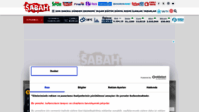 What Sabah.com.tr website looked like in 2024 (1 year ago)