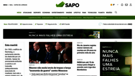 What Sapo.pt website looks like in 2024 