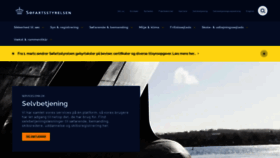 What Soefartsstyrelsen.dk website looks like in 2024 