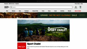 What Sportchalet.com website looks like in 2024 