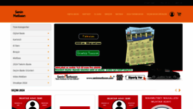 What Seninmatbaan.com website looks like in 2024 