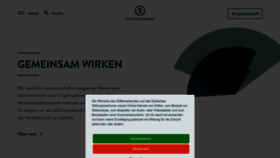 What Stifterverband.de website looks like in 2024 