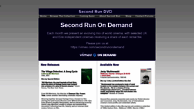 What Secondrundvd.com website looks like in 2024 