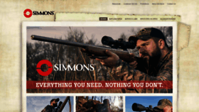 What Simmonsoptics.com website looks like in 2024 