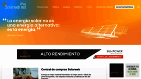 What Solarweb.net website looks like in 2024 