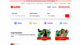 What Subito.it website looked like in 2024 (1 year ago)