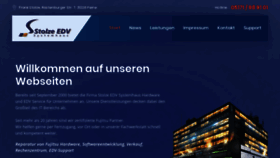 What Stolze-edv.de website looks like in 2024 