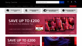 What Sonycentresdirect.co.uk website looks like in 2024 