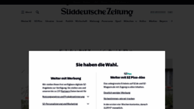 What Sueddeutsche.de website looks like in 2024 