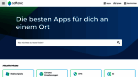 What Softonic.de website looked like in 2024 (1 year ago)