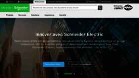What Schneider-electric.fr website looks like in 2024 