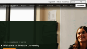 What Scnm.edu website looks like in 2024 