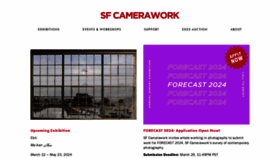 What Sfcamerawork.org website looks like in 2024 