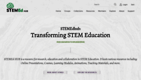 What Stemedhub.org website looks like in 2024 
