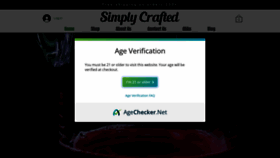 What Simplycraftedcbd.com website looks like in 2024 
