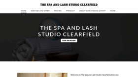 What Spa-clearfield-eyelash.com website looks like in 2024 