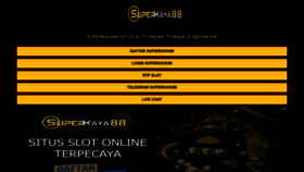 What Superkaya88.org website looks like in 2024 