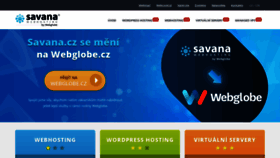 What Savana-hosting.cz website looks like in 2024 