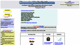 What Streamingradioguide.com website looks like in 2024 
