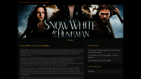 What Snowwhiteandthehuntsman.com website looks like in 2024 