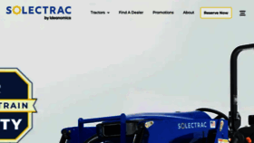 What Solectrac.com website looks like in 2024 