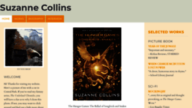 What Suzannecollinsbooks.com website looks like in 2024 