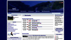 What Skisprungschanzen.com website looks like in 2024 