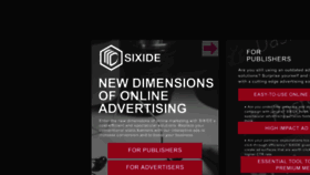 What Sixide.com website looks like in 2024 