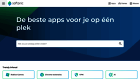What Softonic.nl website looks like in 2024 