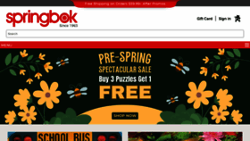 What Springbok-puzzles.com website looks like in 2024 