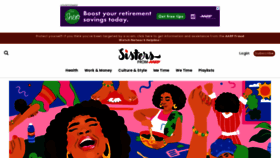 What Sistersletter.com website looks like in 2024 