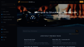 What Shockwave-sound.com website looks like in 2024 