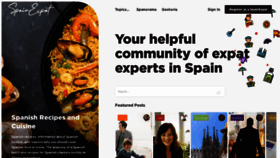 What Spainexpat.com website looks like in 2024 