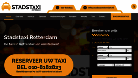 What Stadstaxirotterdam.nl website looks like in 2024 