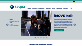 What Sequa.de website looked like in 2024 (2 years ago)