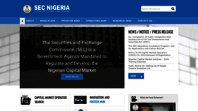 What Sec.gov.ng website looked like in 2024 (1 year ago)