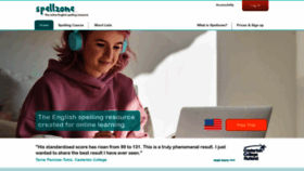 What Spellzone.com website looked like in 2024 (1 year ago)