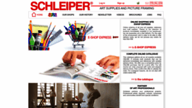 What Schleiper.com website looks like in 2024 