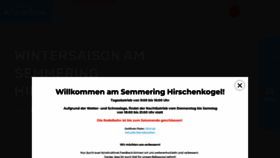 What Semmering.com website looks like in 2024 