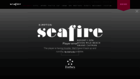What Seafireresortandspa.com website looks like in 2024 