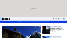 What Storeys.com website looks like in 2024 
