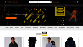 What Shirtsenzo.nl website looks like in 2024 