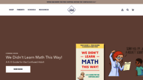 What Singaporemath.com website looks like in 2024 