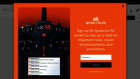 What Spektrumrc.com website looks like in 2024 