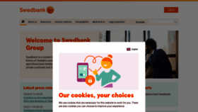 What Swedbank.com website looks like in 2024 
