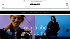 What Sussan.com.au website looks like in 2024 